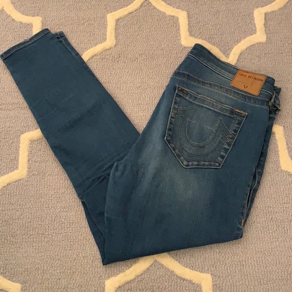 EUC True Religion Halle Mid Rise Skinny | Sz 32
